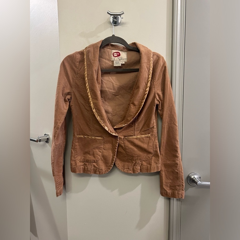 BKE Outerwear Blazer Women’s Small Tan Y2K